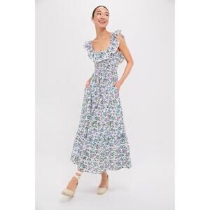 PINK CITY PRINTS Lavender Ditsy Susie Dress XS - NWT